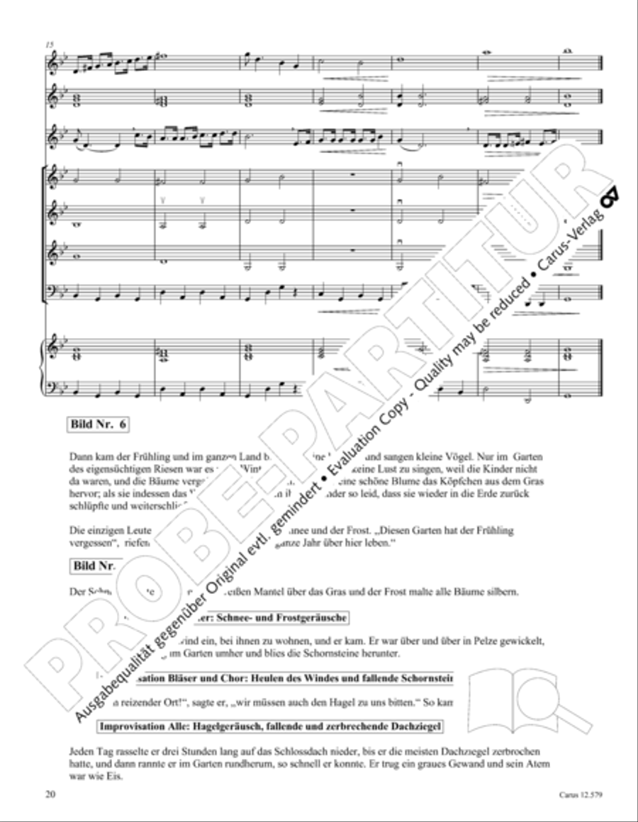 Der Garten des Riesen Children's Choir scores gallery preview page 25