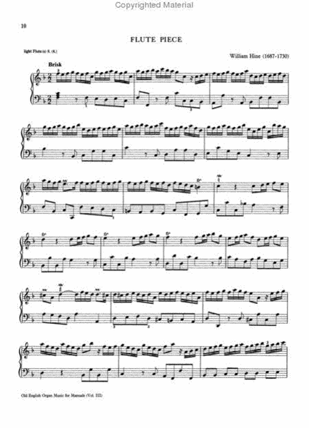 Old English Organ Music for Manuals - Book 3 Organ Solo - Sheet Music