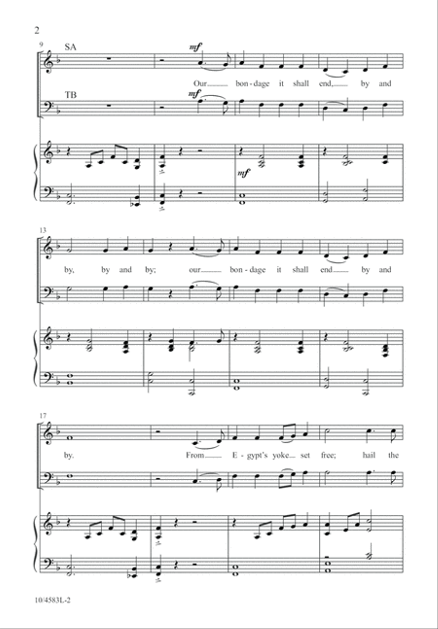 Saints Bound for Heaven Saints Bound for Heaven 4-Part scores gallery preview page 3