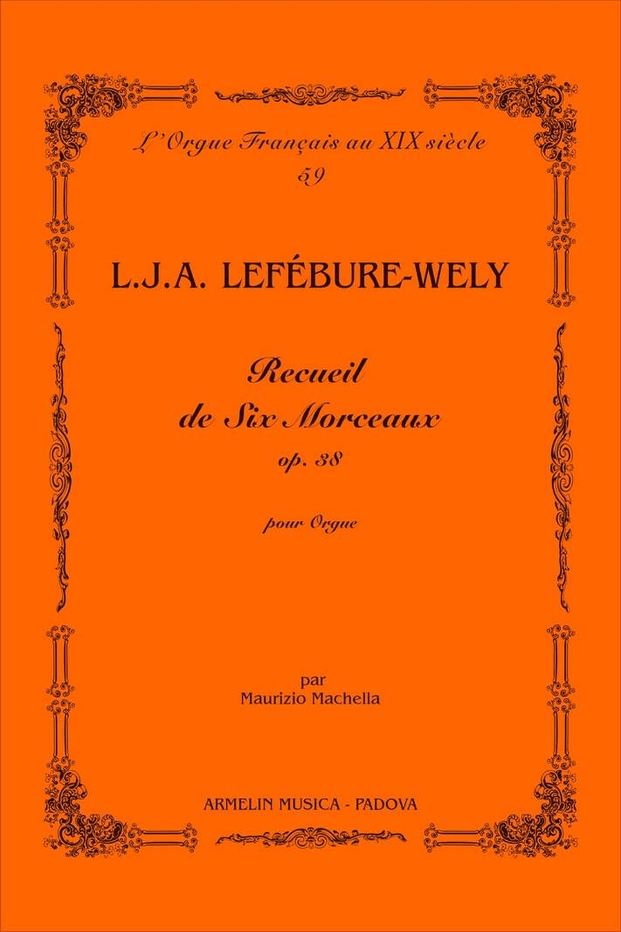 Recueil de six morceaux, op. 38 Organ scores gallery preview page 1