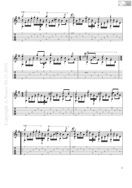 Love is Blue (Sheet music for guitar) image number null