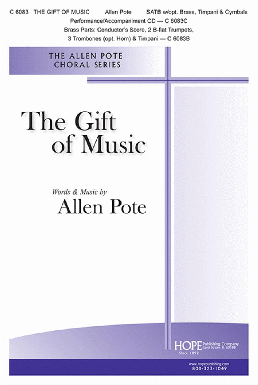 The Gift of Music 4-Part scores gallery preview page 1