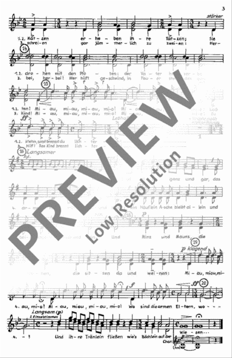 Der Struwwelpeter Children's Choir scores gallery preview page 4