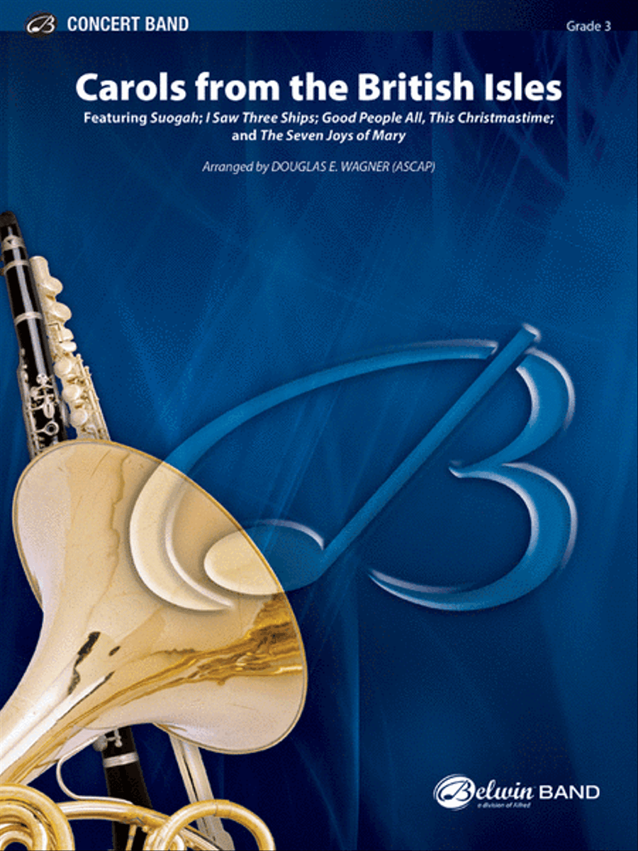 Carols from the British Isles Concert Band scores gallery preview page 1