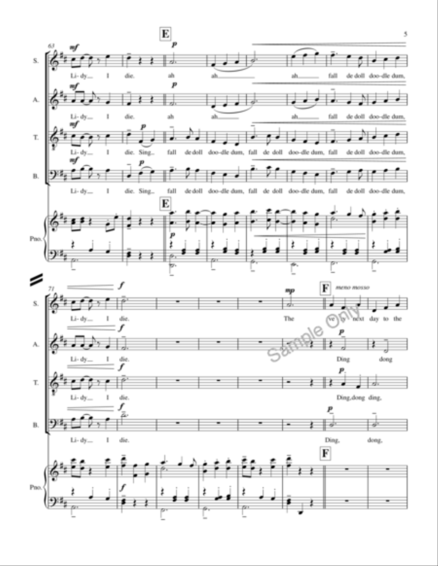 Citadel Hill 4-Part scores gallery preview page 7