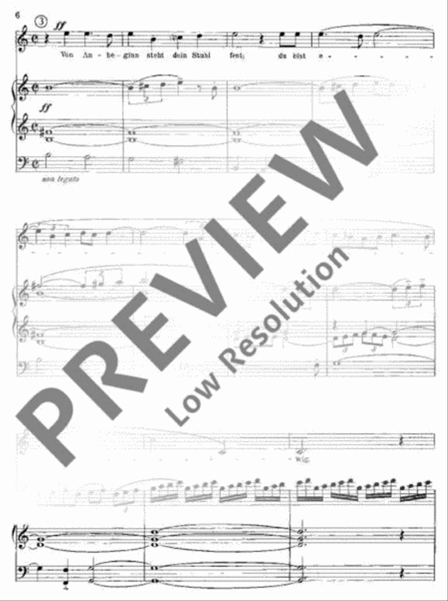 Der 93. Psalm Unison Choir scores gallery preview page 7