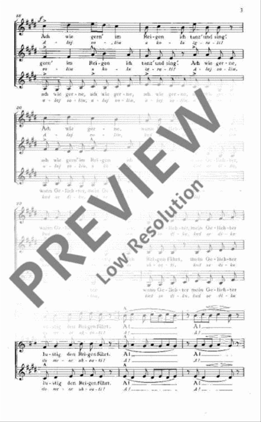 Tanzlied - Poskocica SSA scores gallery preview page 4