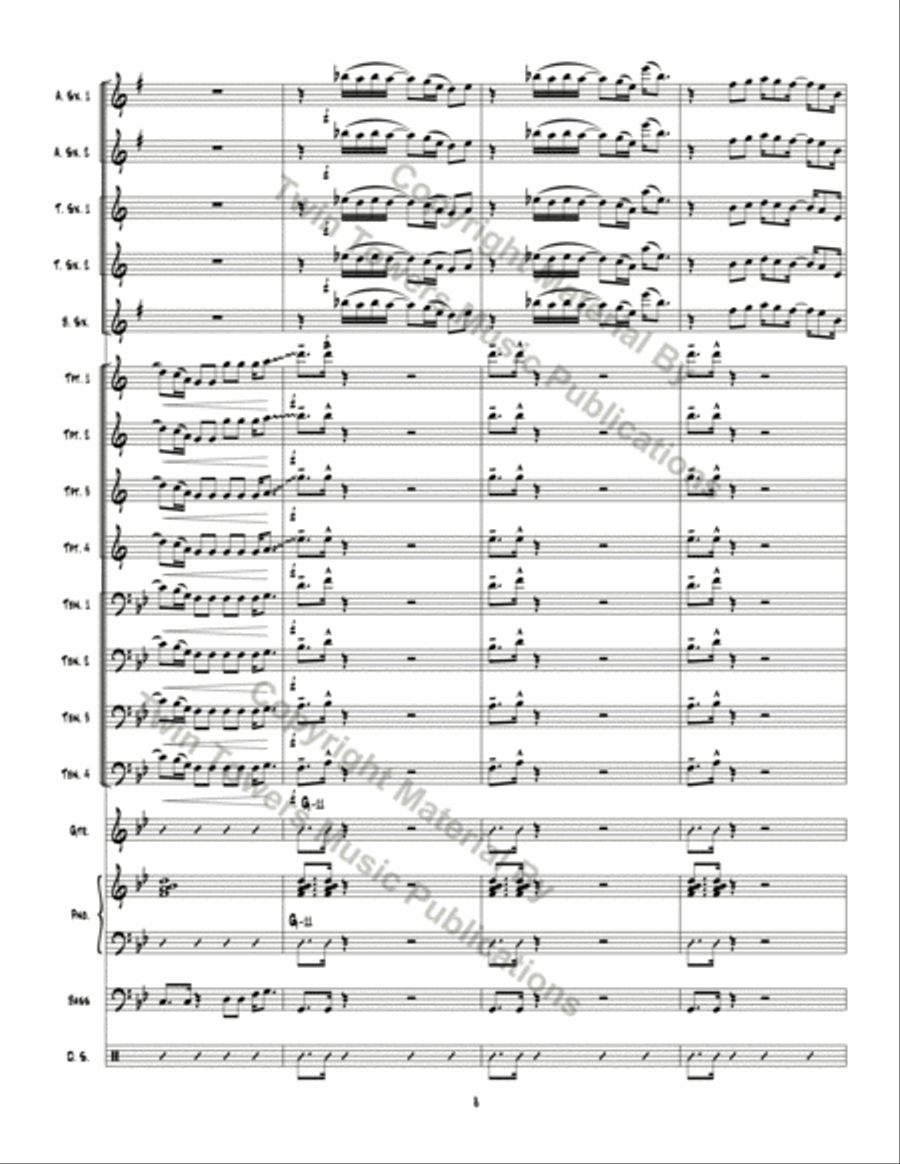 Boss of Funk Boss of Funk Jazz Ensemble scores gallery preview page 9