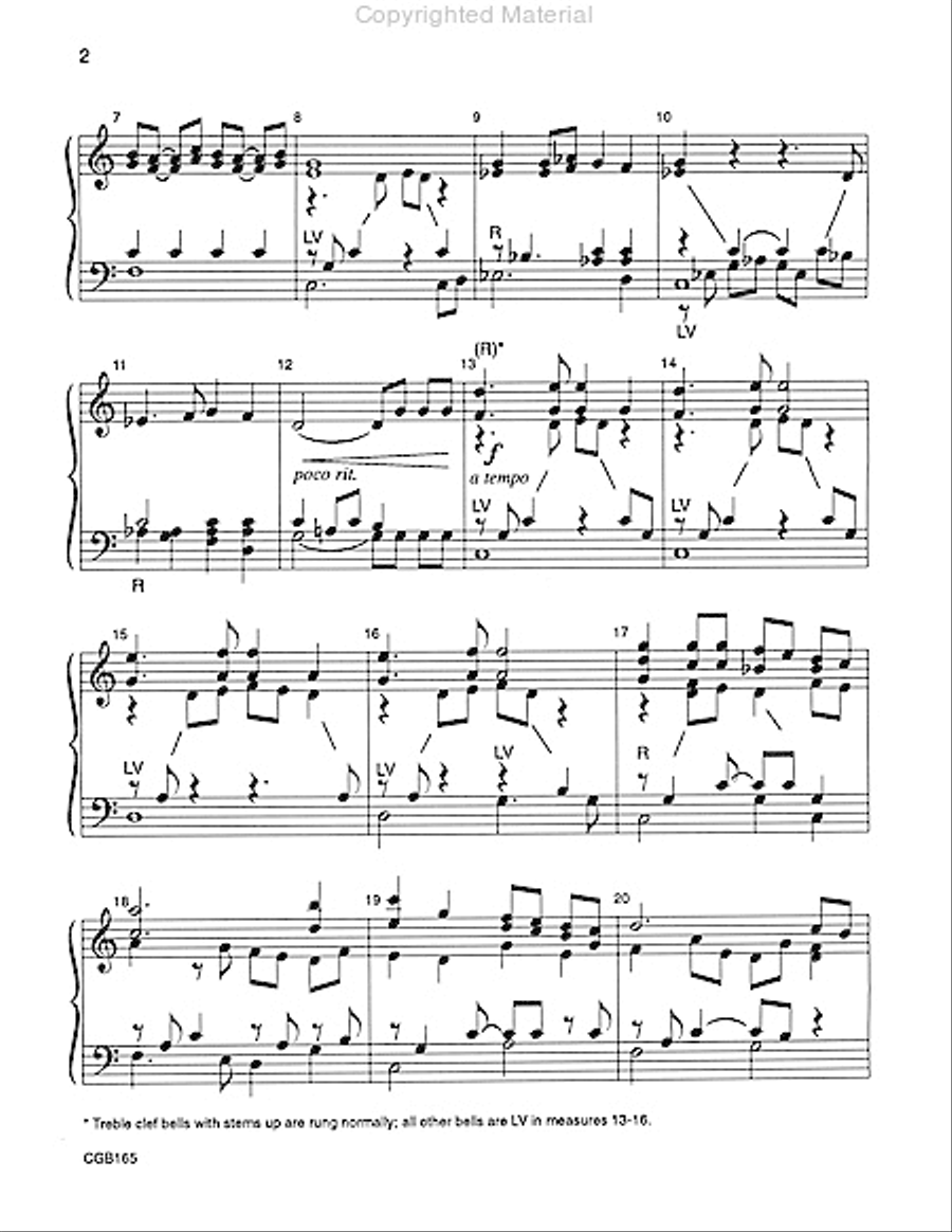 On Eagle's Wings On Eagle's Wings Handbell Choir scores gallery preview page 3
