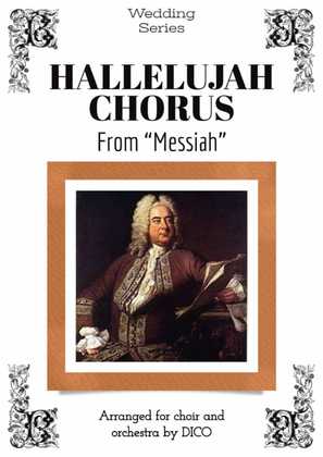 Book cover for Hallelujah Chorus (in C) from "Messiah" - for choir & orchestra