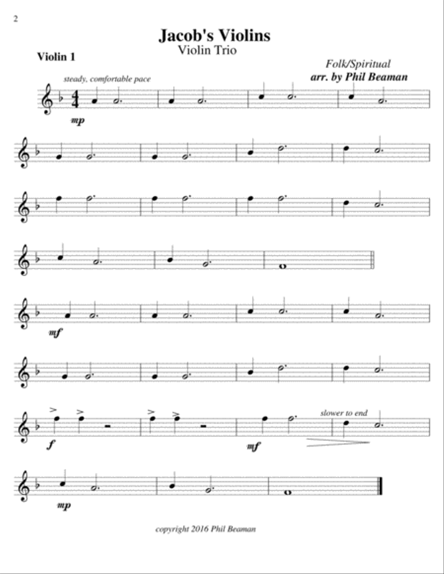 Jacob's Violins- Trio image number null