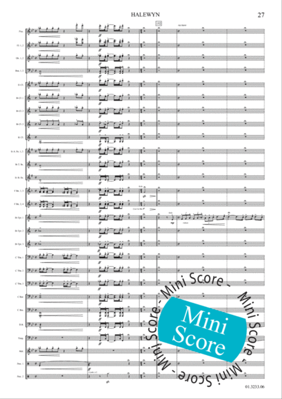 Halewijn Concert Band scores gallery preview page 33