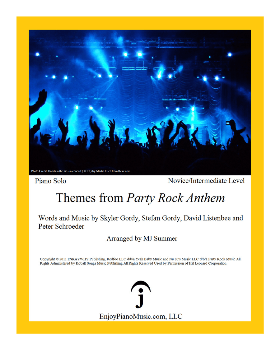 Party Rock Anthem Party Rock Anthem Piano Method scores gallery preview page 1