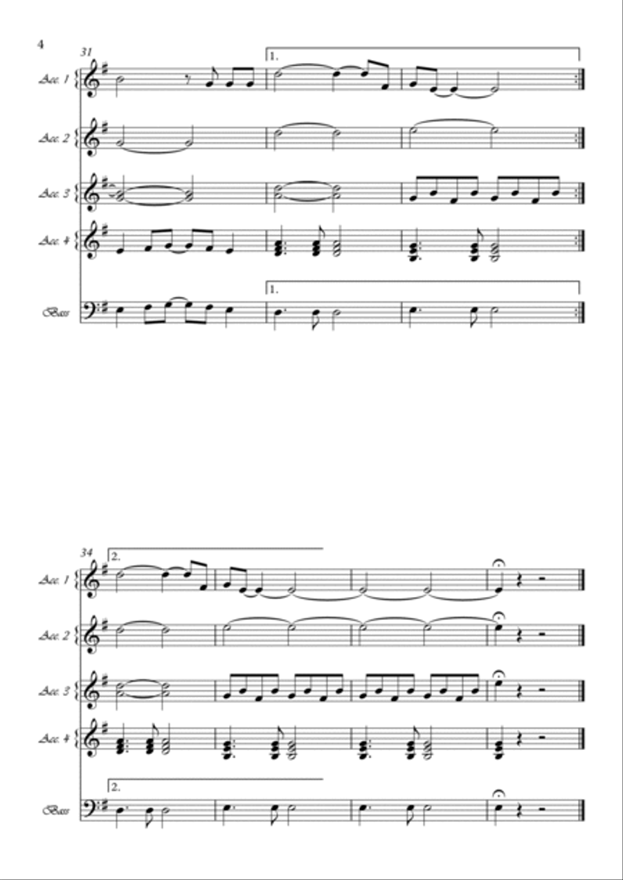 The Sound Of Silence Small Ensemble scores gallery preview page 4