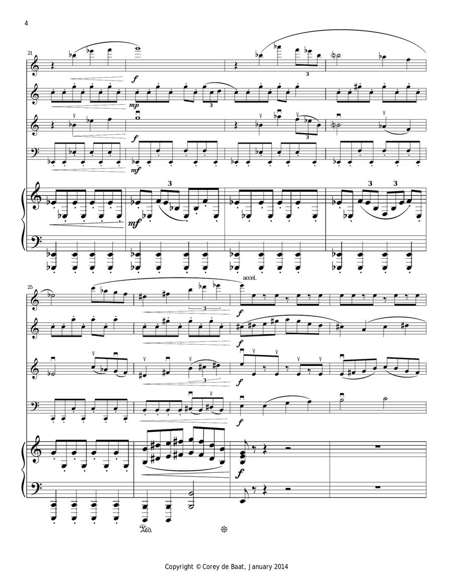 5 Fantasies Flute scores gallery preview page 6