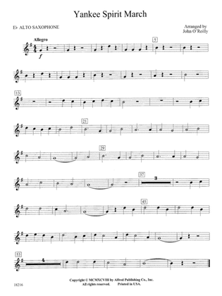 Yankee Spirit March: E-flat Alto Saxophone