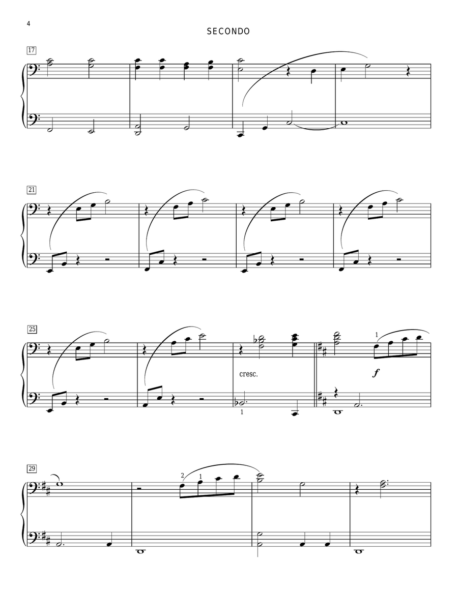 Beauty And The Beast Beauty And The Beast Piano Duet scores gallery preview page 3