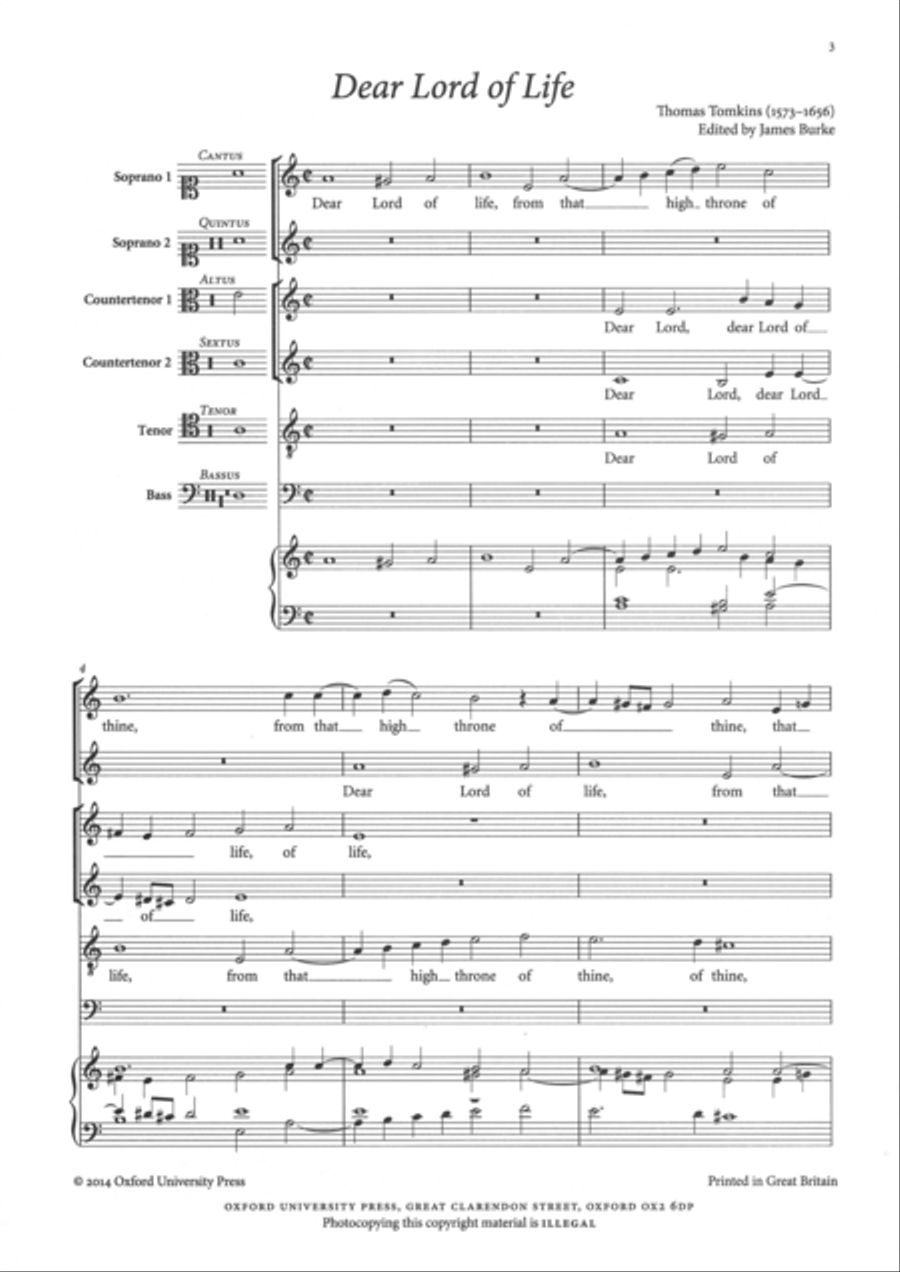 Dear Lord of life SSAATB scores gallery preview page 2
