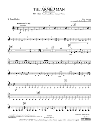 The Armed Man (from A Mass for Peace) (arr. Robert Longfield) - Bb Bass Clarinet