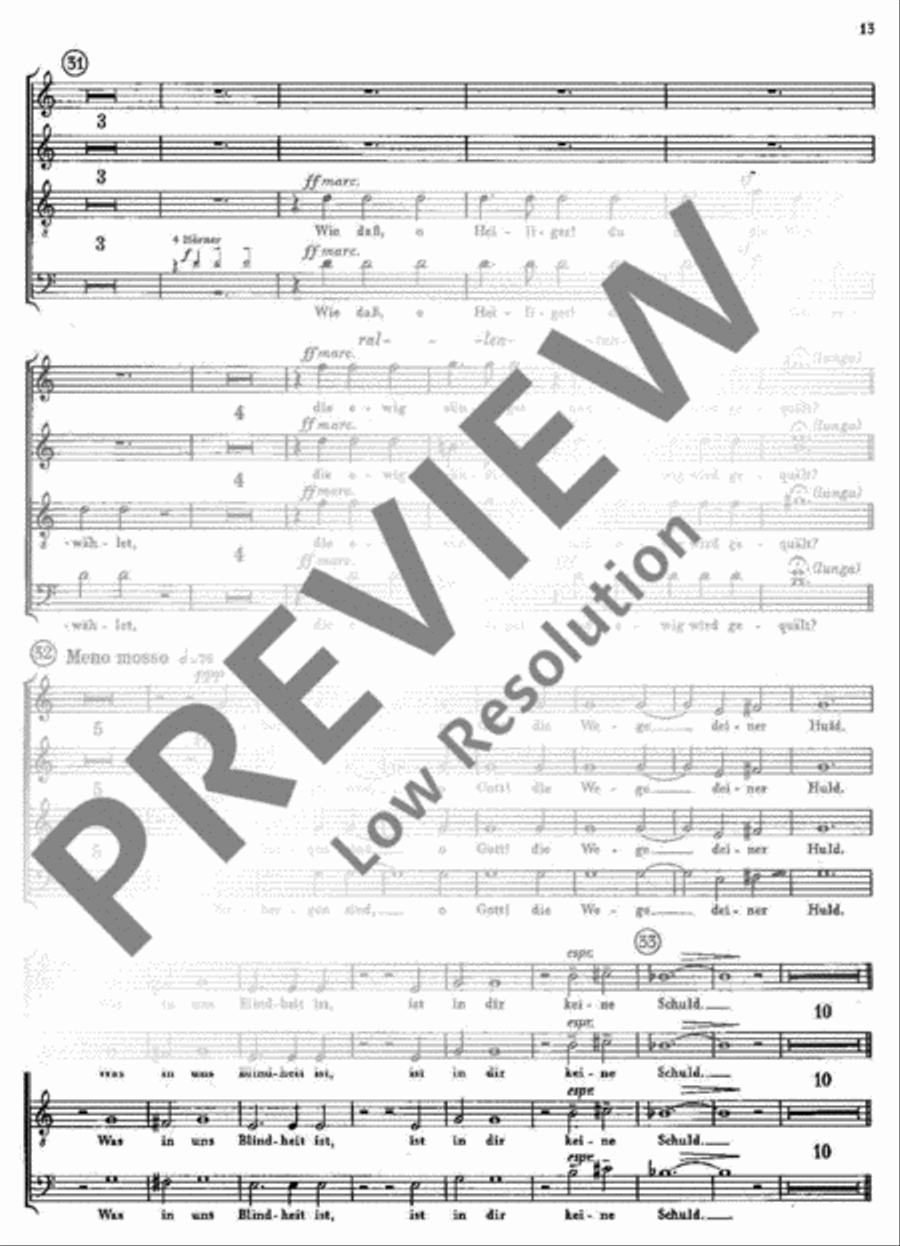 Kantate Nr. 8 4-Part scores gallery preview page 12