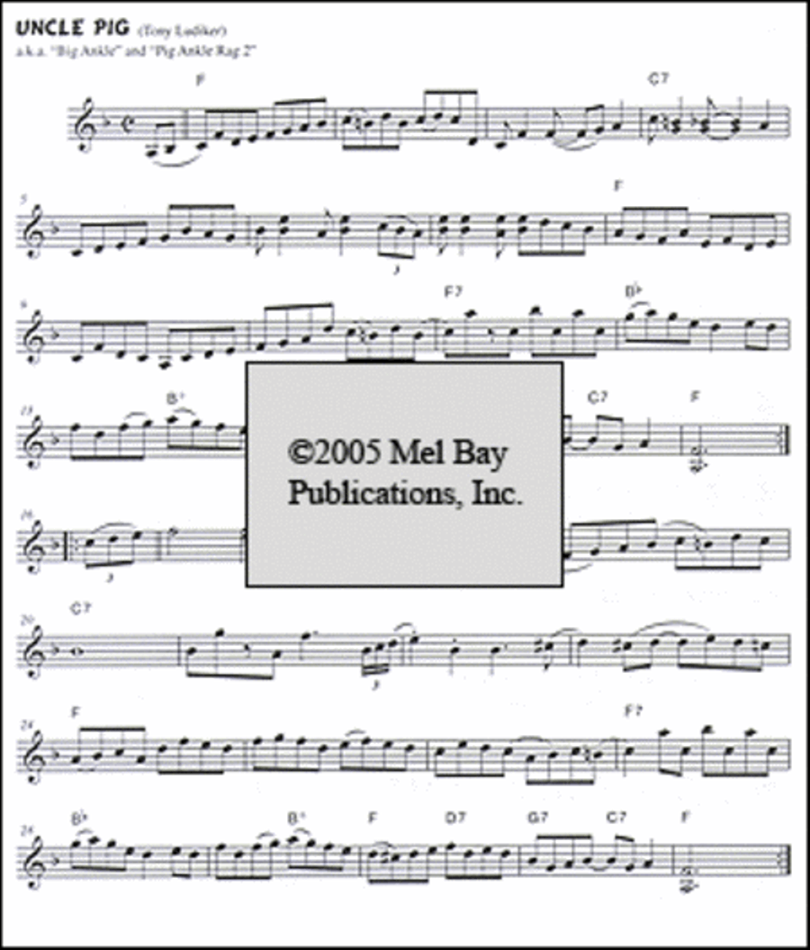 Favorite American Rags & Blues for Fiddle Violin scores gallery preview page 5