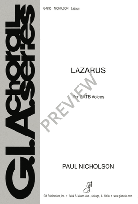 Book cover for Lazarus