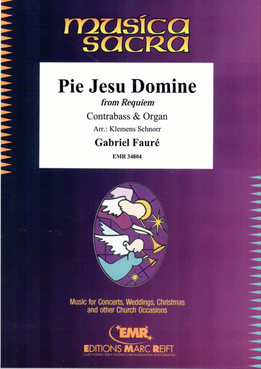 Pie Jesu Domine Double Bass scores gallery preview page 1