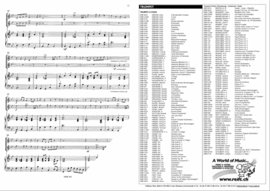 Ave Maria (Bach-Gounod) / Halleluja (Handel) / Trumpet Voluntary (Clarke) Brass Ensemble scores gallery preview page 5