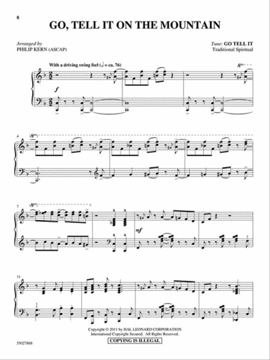 Star of Wonder, Star of Night Piano Solo scores gallery preview page 3