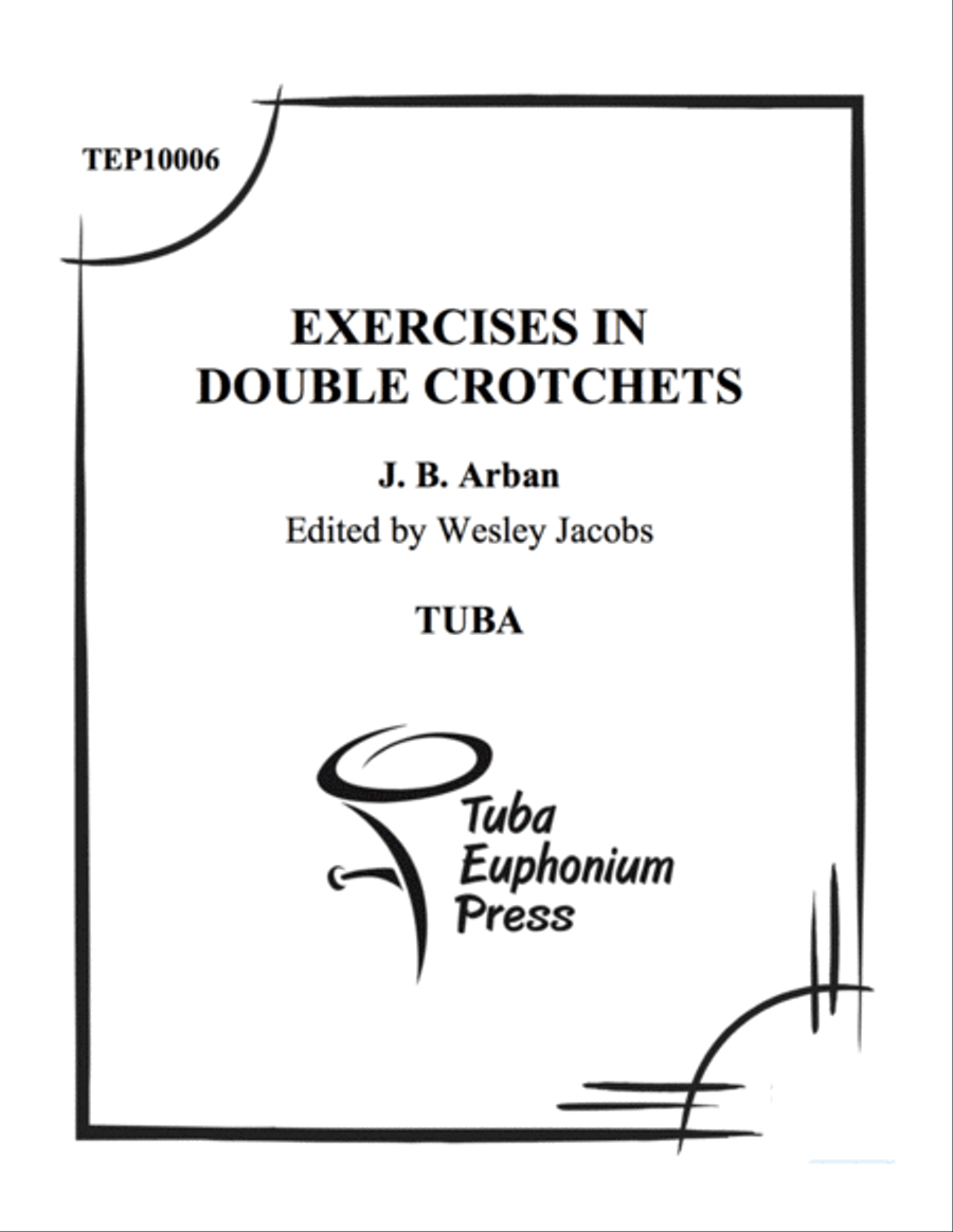 Exercises in Double Crotchets Tuba scores gallery preview page 1