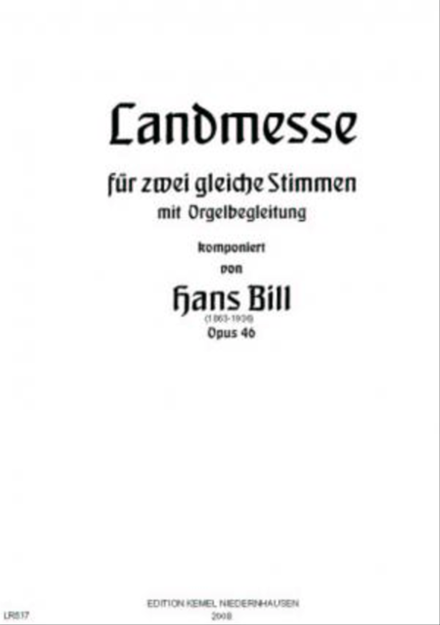 Landmesse Choir scores gallery preview page 1