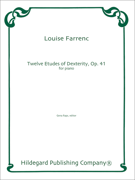 Twelve Etudes of Dexterity, Op. 41 by Louise Farrenc Chamber Music - Sheet Music