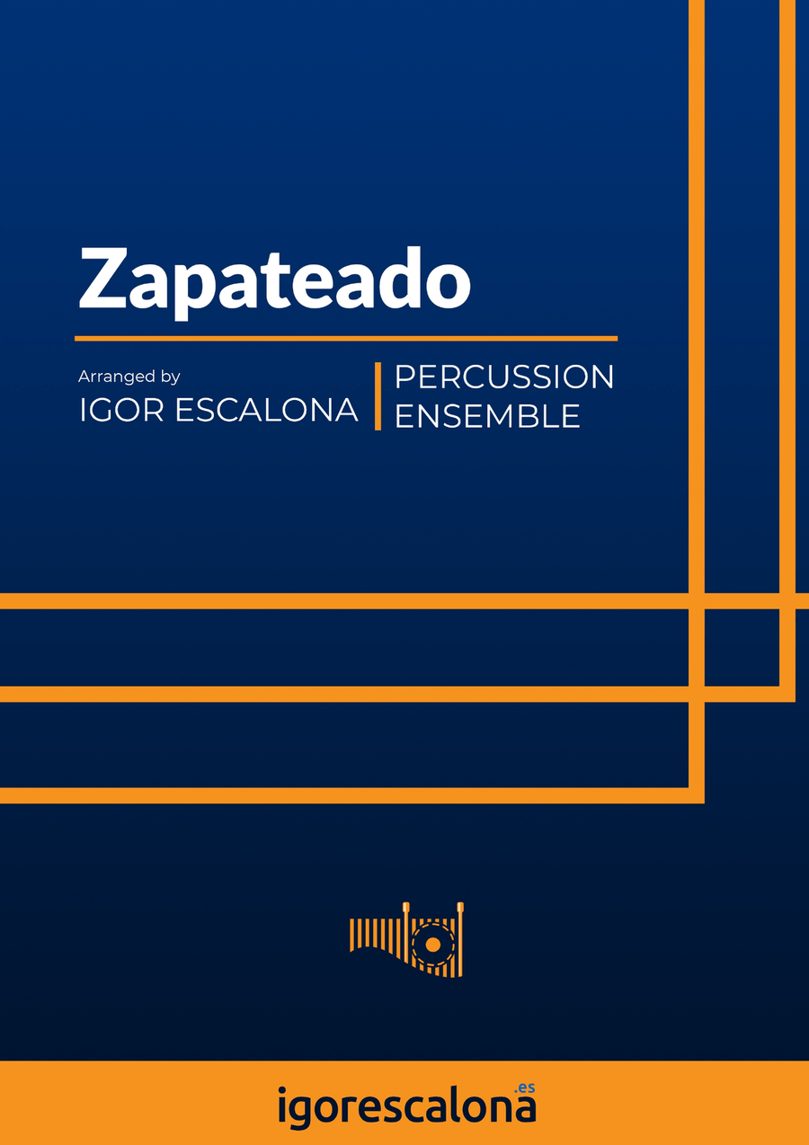Zapateado by Pablo Sarasate for Percussion ensemble Percussion Ensemble scores gallery preview page 1