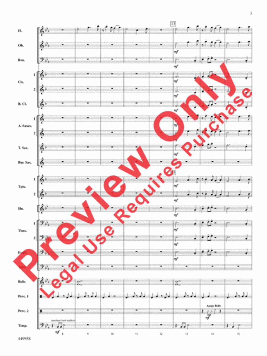 Djembe Laya Concert Band scores gallery preview page 20