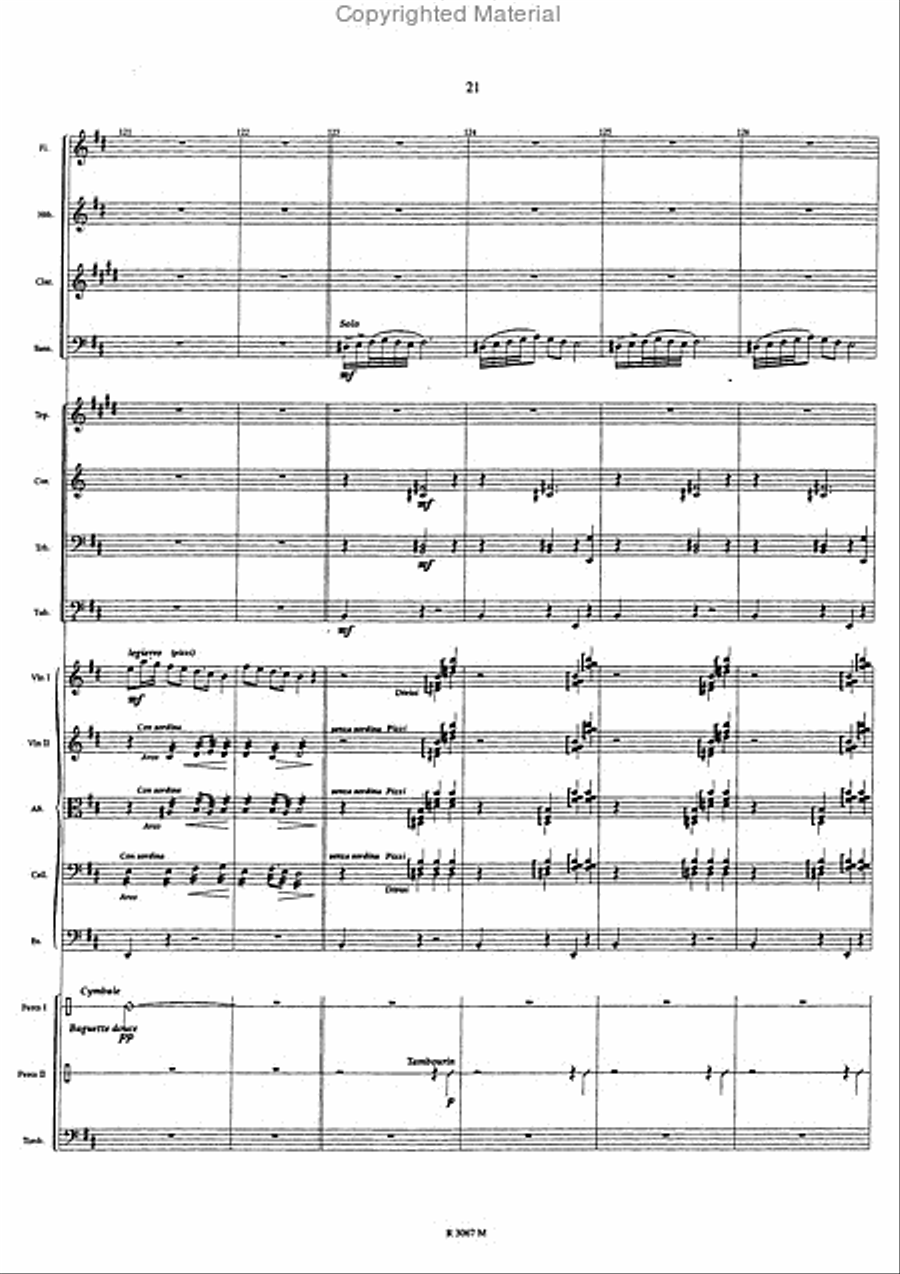 Ouverture sur des thèmes bosniaques Orchestra scores gallery preview page 22