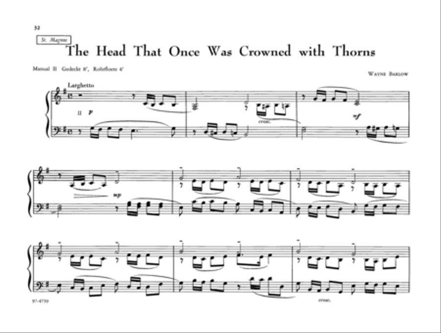 The Parish Organist, Part 12 (Familiar Hymn Tunes) Organ scores gallery preview page 15