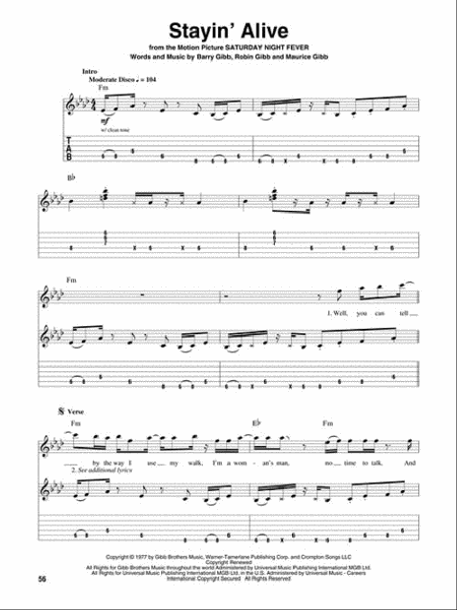Disco Electric Guitar scores gallery preview page 5