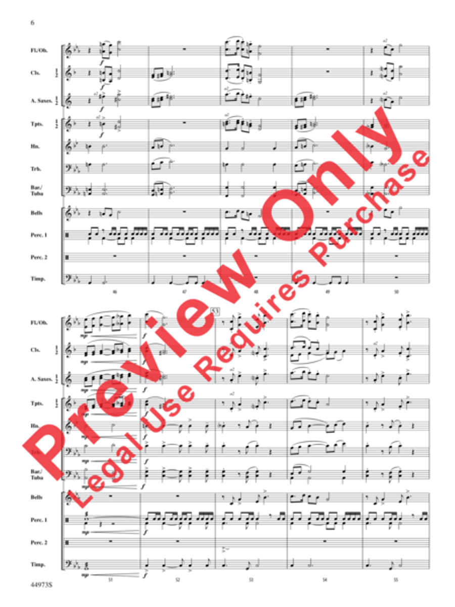 Wings of Apollo Concert Band scores gallery preview page 7