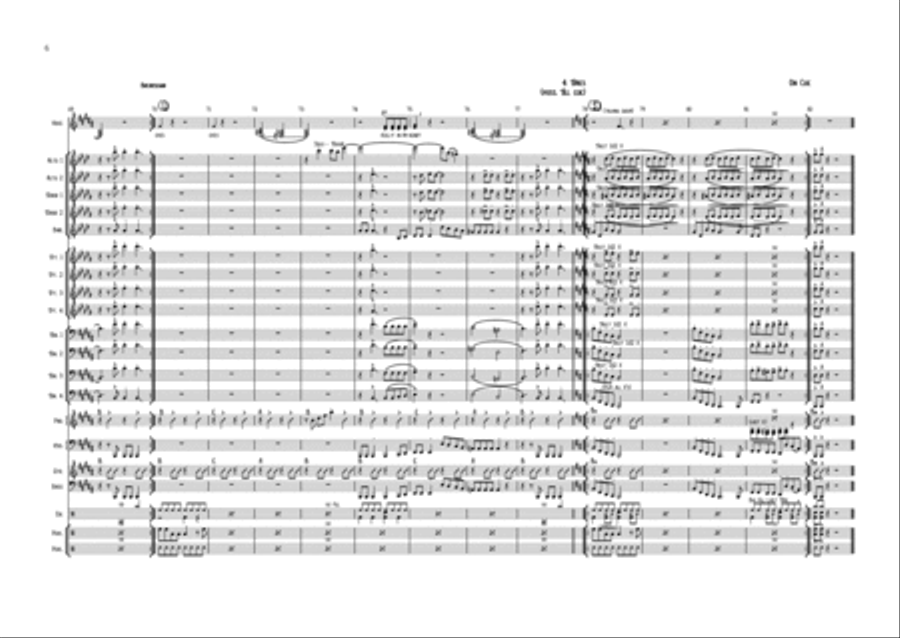 Bedroom Eyes Saxophone scores gallery preview page 6