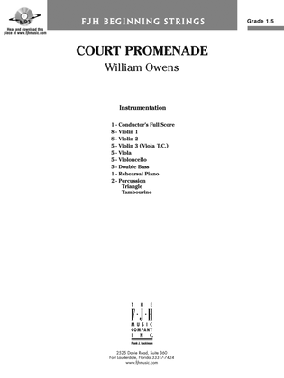 Book cover for Court Promenade: Score