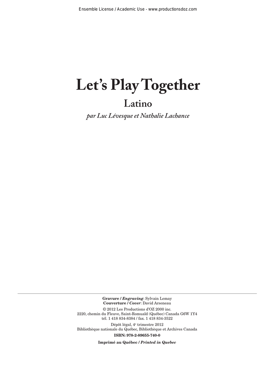 Let’s Play Together - Latino