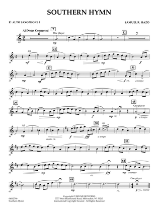 Southern Hymn - Eb Alto Saxophone 1