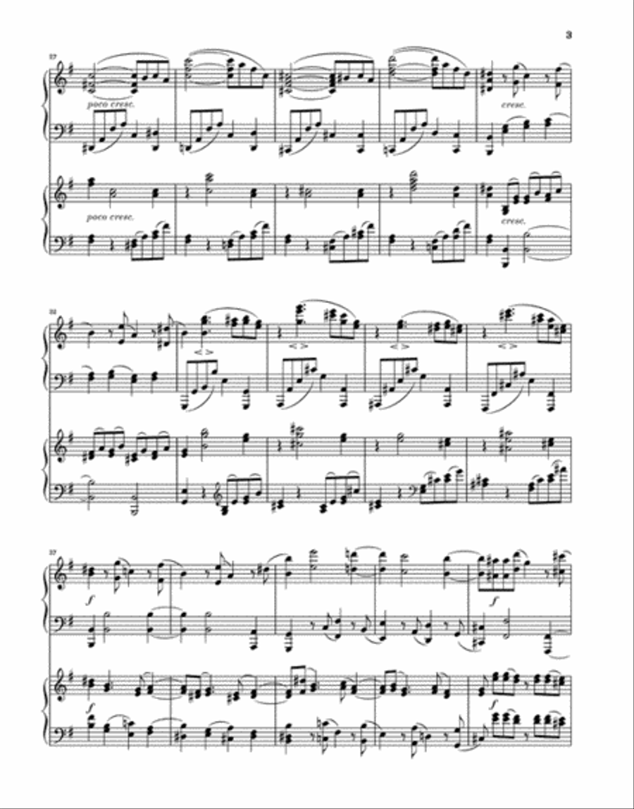 Symphony No. 4 E-Minor, Op. 98 Arranged for One and Two Pianos 4-Hands 2 Pianos, 4-Hands scores gallery preview page 4