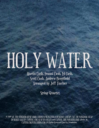 Book cover for Holy Water