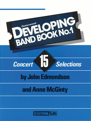 Book cover for Developing Band Book No. 1 - 1st Cornet/Trumpet