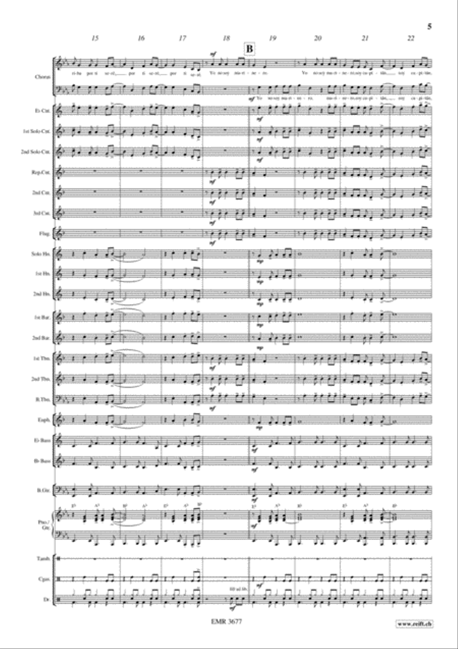 La Bamba 4-Part scores gallery preview page 6