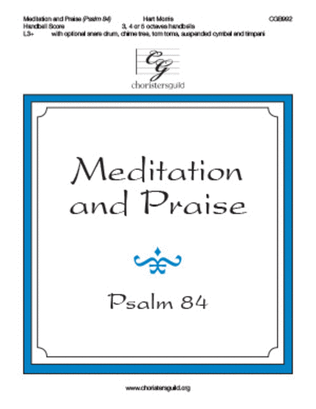 Book cover for Meditation and Praise - Handbell Score