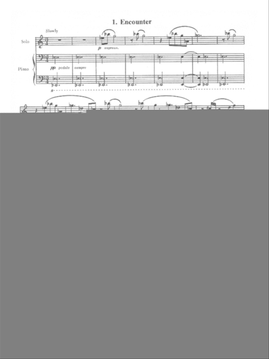 Conversations for Clarinet and Piano Clarinet Solo scores gallery preview page 2