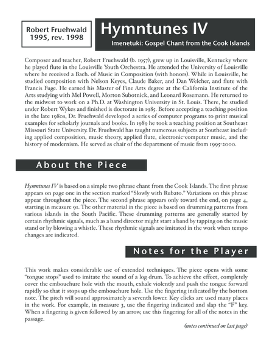 Hymntunes IV Hymntunes IV Small Ensemble scores gallery preview page 2