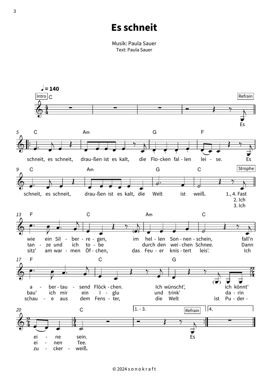 Sternenglanz und Winterfreude Voice scores gallery preview page 4